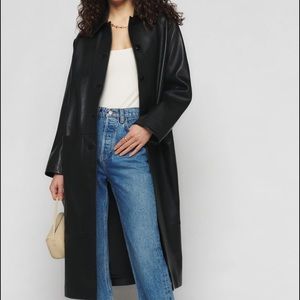 Veda Orchard Leather Coat